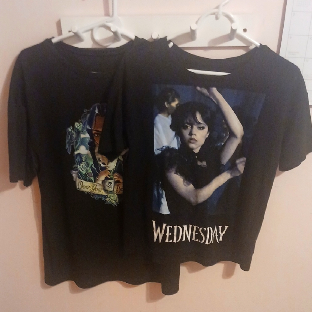 Black Wendsday Graphic Kids T-Shirts Set